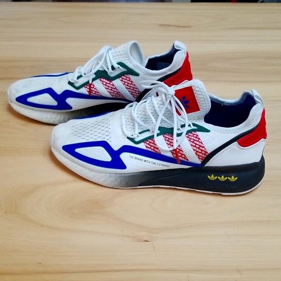 Adidas ZX 2K Boost Logo Print Shoes - Picture 2 of 12